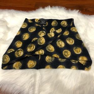 Anthropologie Infinity Scarf Navy fall winter cozy